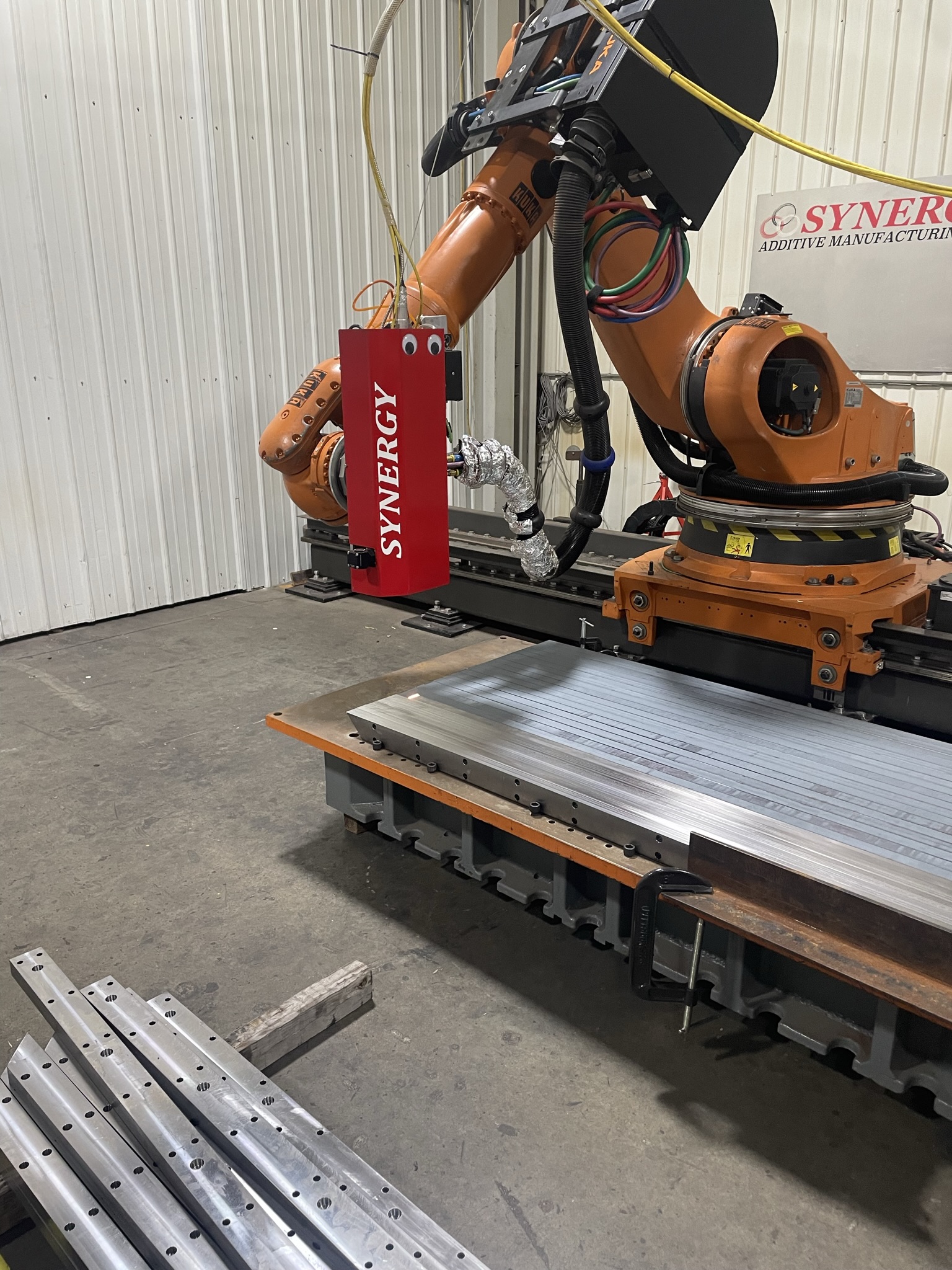 Laser Heat Treating of Guide Ways Laser hardening
